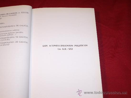 Libros antiguos: HISTORIA POLITICA- TEMATICA GALLEGA - Foto 8