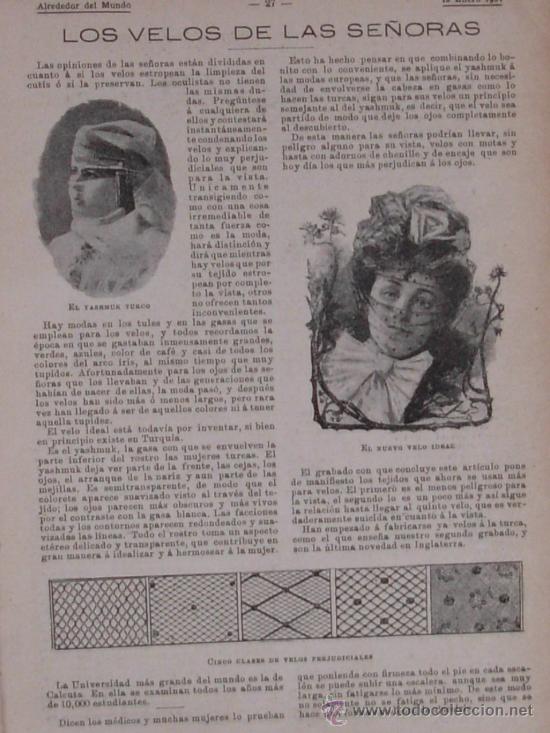 Libros antiguos: Alrededor del Mundo. A&ntilde;o 1901. - Foto 5