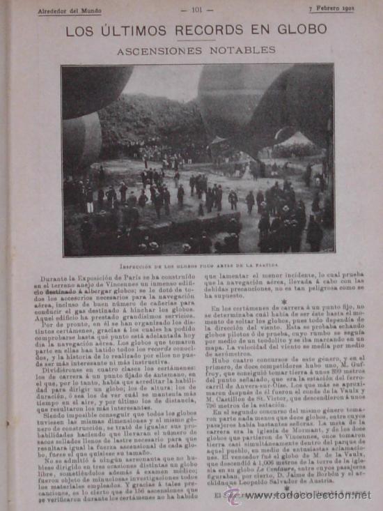 Libros antiguos: Alrededor del Mundo. A&ntilde;o 1901. - Foto 6