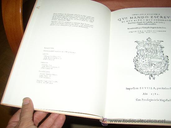 Libros antiguos: CAZA. LIBRO DE LA MONTER&Iacute;A. ALONSO DE CASTILLA. (EDICI&Oacute;N FACS&Iacute;MIL DE LA DE 1582). - Foto 1