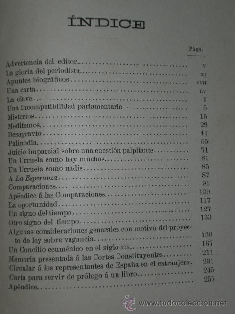 Libros antiguos: LORENZANA Y SU OBRA. COLECCIÓN DE LOS ESCRITOS MÁS NOTABLES...(1899) - Foto 4 - 19707083