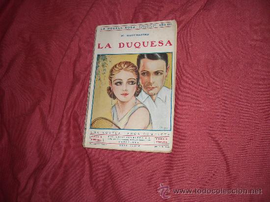 Livres anciens: M.HUNGERFORD  LA DUQUESA  A&Ntilde;O VII LA NOVELA ROSA UNA NOVELA LARGA COMPLETA