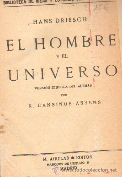 Libros antiguos: EL HOMBRE Y EL UNIVERSO (A/ FIL- 067) - Foto 1