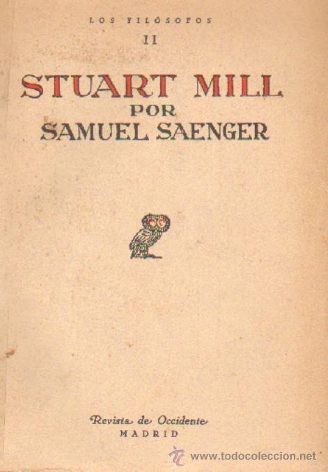 Libros antiguos: STUART MILL . A-FIL- 327 - Foto 1