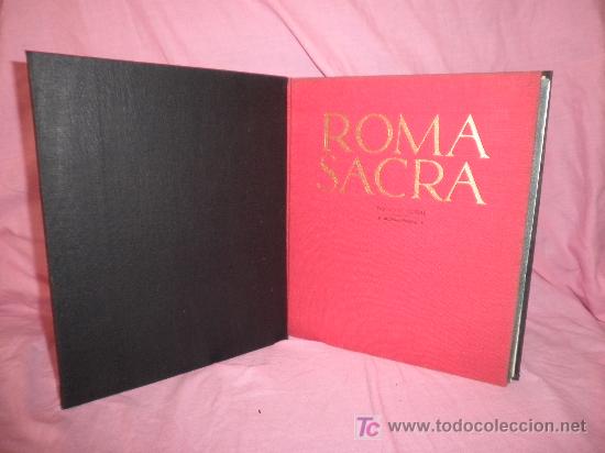 Old books: ROMA SACRA - A&Ntilde;O 1925 - LAMINAS FOTOGRAFICAS EN COLORES.