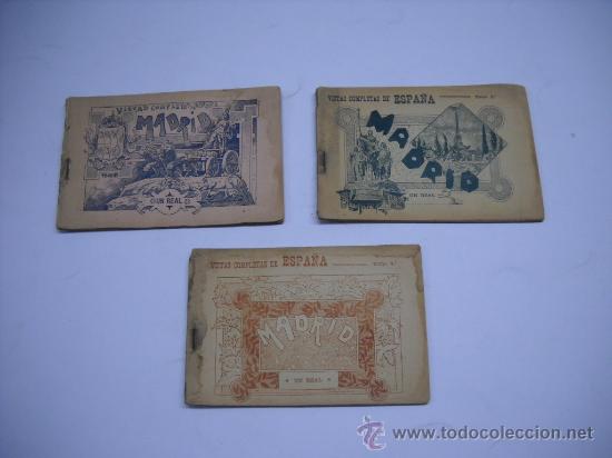 Old books: VISTAS COMPLETAS DE ESPA&Ntilde;A. MADRID TOMOS II III Y IV. 48PP. CADA UNO . 16X10 GRABADOS Y EXPLICACI&Oacute;N