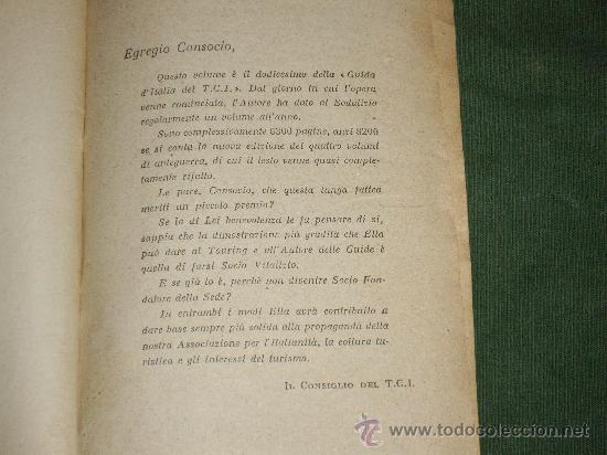 Libros antiguos: GUIDA D&acute;ITALIA- 1925 - Foto 2