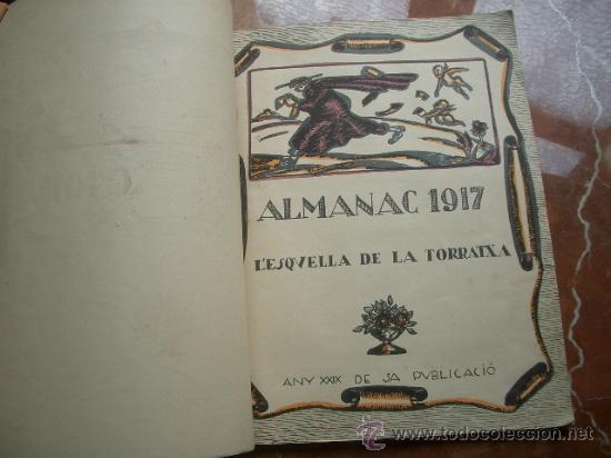 Libros antiguos: Almanaque de la LEsquella de la Torratxa 1917 - Foto 5