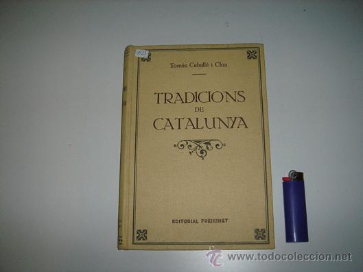 Libros antiguos: tradicions de cataluya - Foto 1