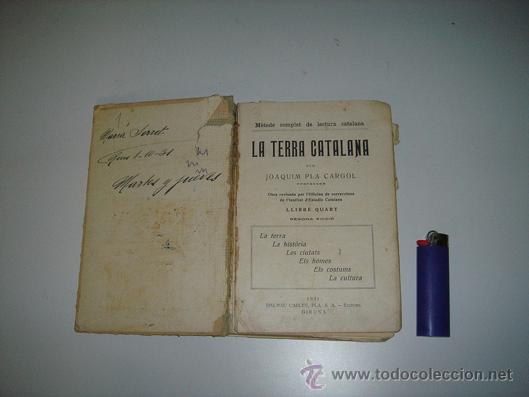 Libros antiguos: la terra catalana - Foto 2