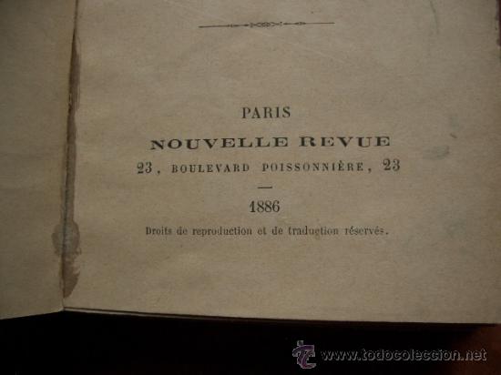 Libros antiguos: Raro Amours 1886 - Foto 4