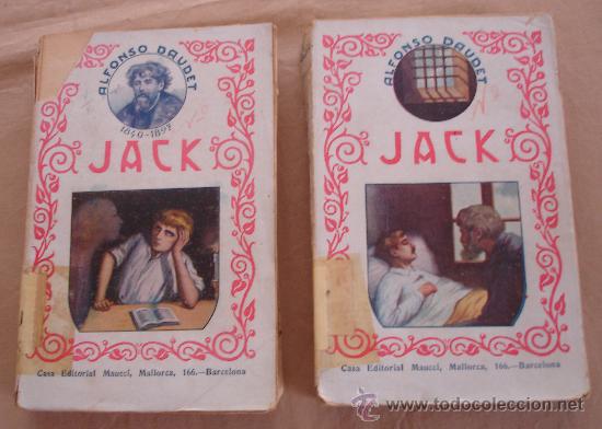 Libros antiguos: JACK 2 TOMOS, ALFONSO DAUDET. - Foto 1