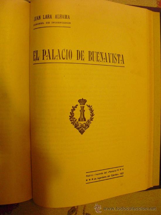 Libros antiguos: 1925 EL PALACIO DE BUENAVISTA - Foto 1