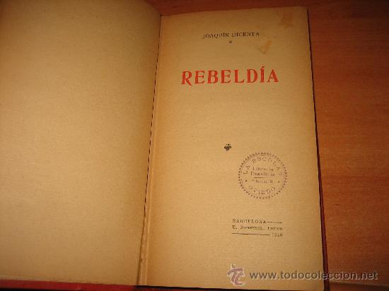 Libros antiguos: Rebeldia - Foto 3