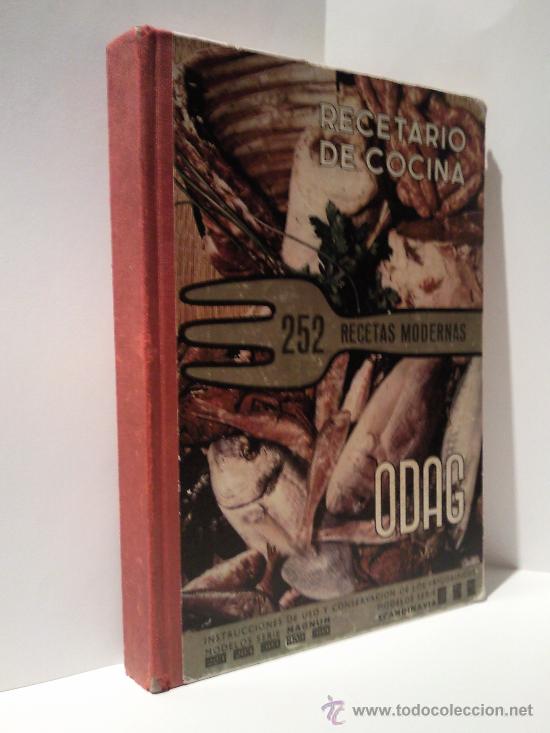 Libros antiguos: ODAG RECETAS DE COCINA - Foto 2