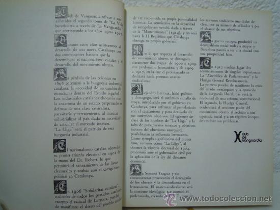 Libros antiguos: LA VIDA BARCELONESA A TRAVES DE LA VANGUARDIA ( 2 TOMOS ) - Foto 4
