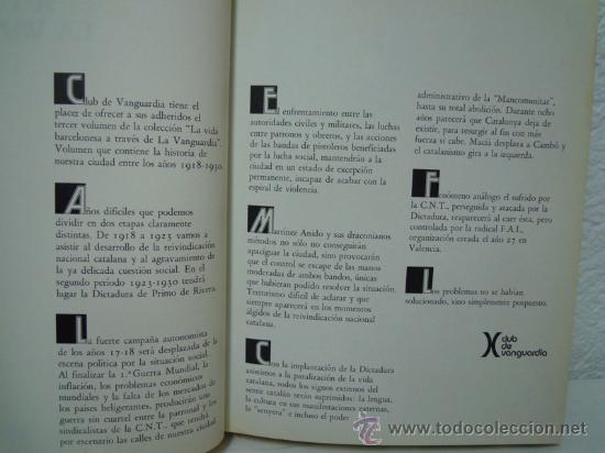 Libros antiguos: LA VIDA BARCELONESA A TRAVES DE LA VANGUARDIA ( 2 TOMOS ) - Foto 7