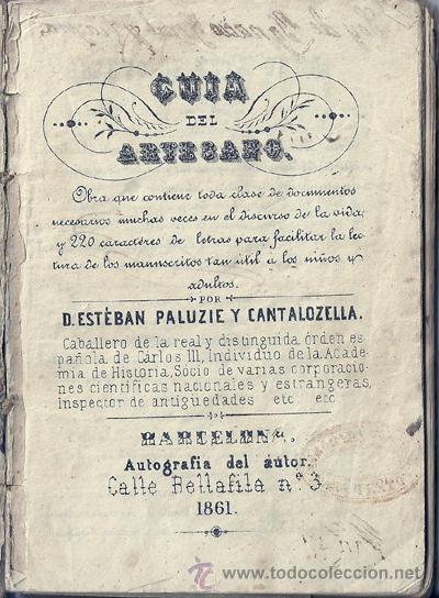 Libros antiguos: GUIA DEL ARTESANO  1861 - Foto 2
