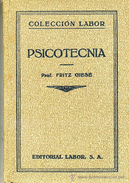Libros antiguos: PSICOTECNIA (1933) editorial labor - Foto 1