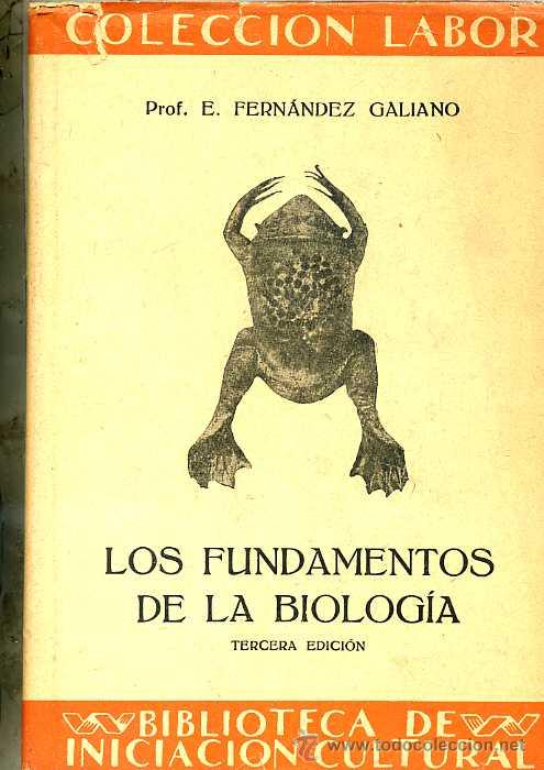 Libros antiguos: FUNDAMENTOS DE LA BIOLOG&Iacute;A (1945) editorial labor - Foto 1