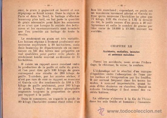 Libros antiguos: LE BLE POR A. PAIREMAURE - Foto 5