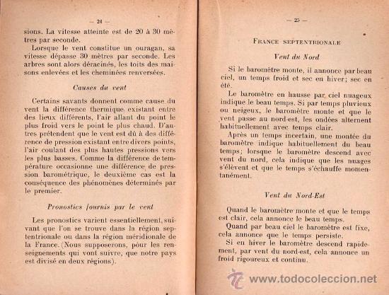 Libros antiguos: LA PREVISION DU TEMPS POR L.MARTIN - Foto 4