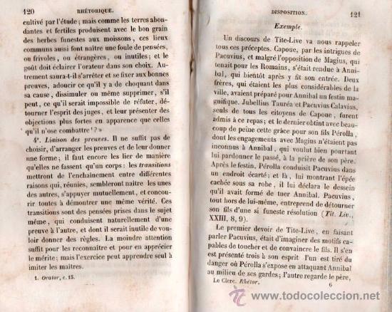 Libros antiguos: RHETORIQUE DE JOS - VICT. LE CLERC A&Ntilde;O 1850 - Foto 2
