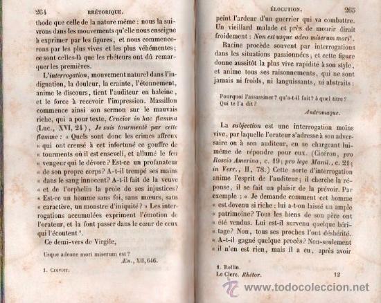 Libros antiguos: RHETORIQUE DE JOS - VICT. LE CLERC A&Ntilde;O 1850 - Foto 6