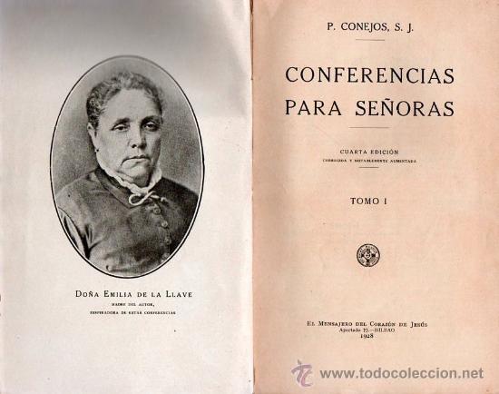 Libros antiguos: CONFERENCIA PARA SE&Ntilde;ORA -  2 TOMOS. 1928 - Foto 6