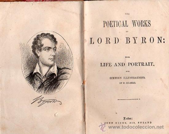Libros antiguos: BYRON, VIDA Y OBRA. 1880. - Foto 1