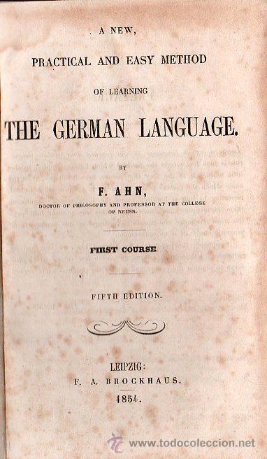 Libros antiguos: LAS LENGUAS ALEMANAS. GRAMATICA - LEIPZIG, 1854 - Foto 1