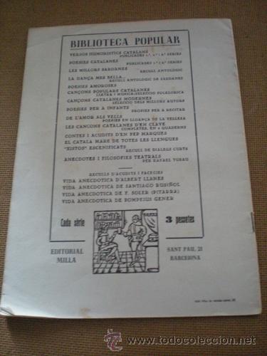Libros antiguos: CONTES I ACUDITS DEN PEP MARQUES - Foto 2