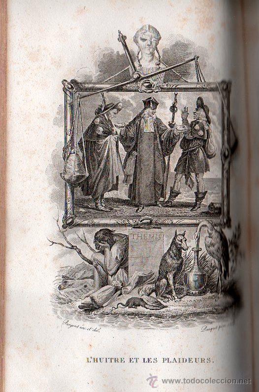 Libros antiguos: FABULAS DE LA FONTAINE. PARIS 1828 - 2 TOMOS - Foto 13