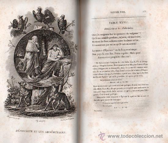 Libros antiguos: FABULAS DE LA FONTAINE. PARIS 1828 - 2 TOMOS - Foto 2