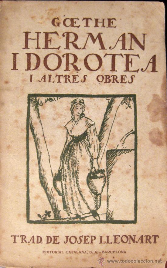 Libros antiguos: GOETHE. HERMAN I DOROTEA. CA. 1920 - Foto 1