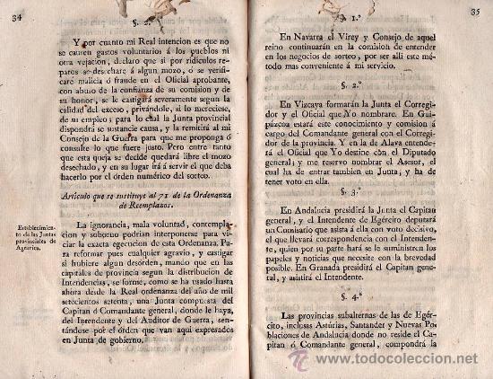 Libros antiguos: FOLLETO DE 1819 - REGLAMENTO ADICIONAL DE REMPLAZO - Foto 2