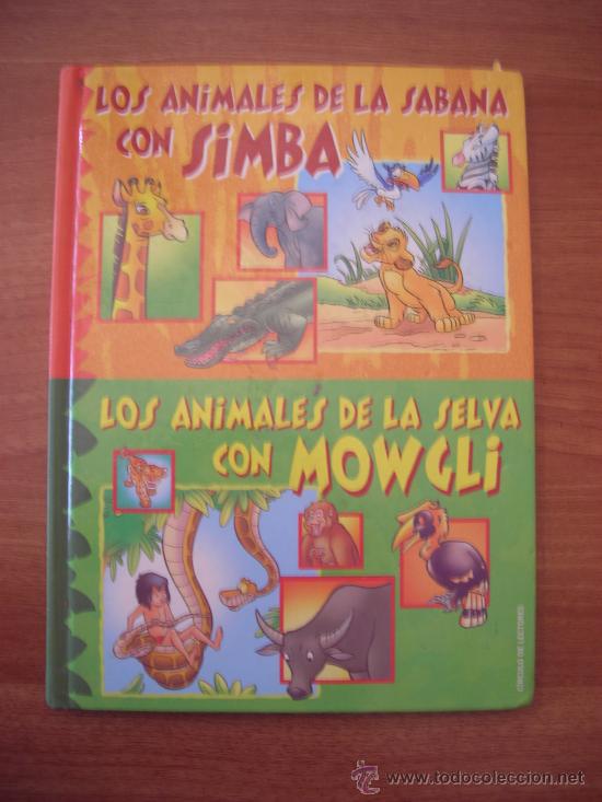 Libros antiguos: LOS ANIMALES DE LA SABANA CON SIMBA - - Foto 1