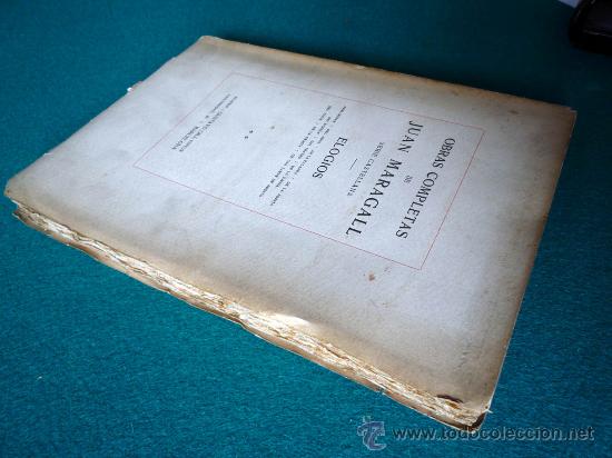 Libros antiguos: ELOGIOS, JOAN MARAGALL, 1913 - Foto 3