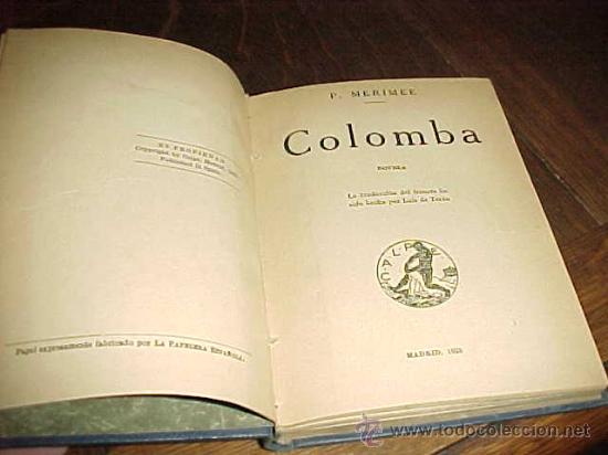 Libros antiguos: COLOMBA. P. MERIMEE. CALPE 1925. - Foto 1