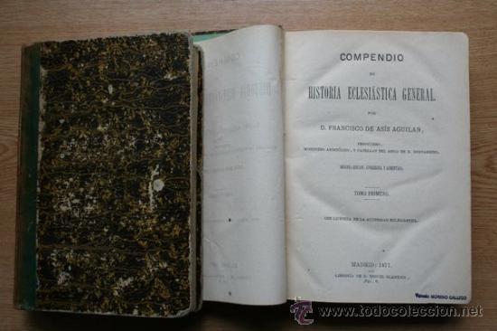 Libros antiguos: Compendio de historia eclesi&aacute;stica general. Segunda edici&oacute;n, corregida y aumentada. - Foto 1