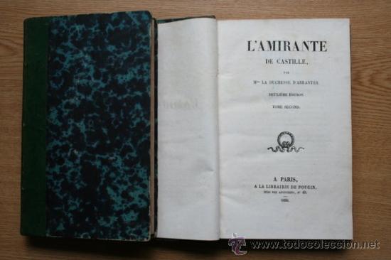 Libros antiguos: LAmirante de Castille. Abrant&egrave;s (Mme. La Duchesse de) - Foto 1