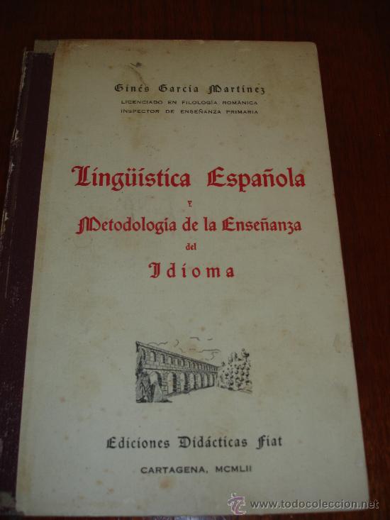 Libros antiguos: LINGUISTICA ESPA&Ntilde;OLA CARTAGENA - Foto 1