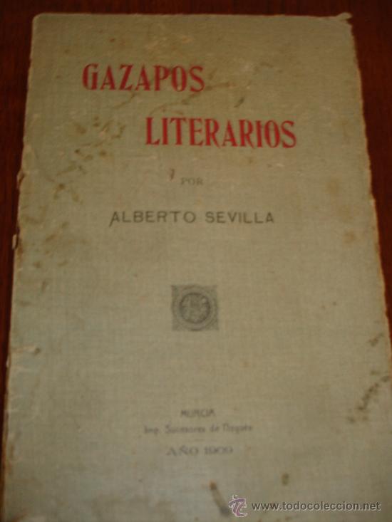 Libros antiguos: GAZAPOS MURCIA - Foto 1