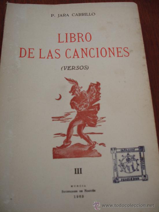 Libros antiguos: LIBROS DE LAS CANCIONES MURCIA - Foto 1