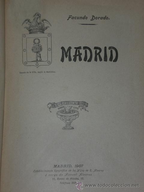 Libros antiguos: MADRID.(1907) - Foto 1