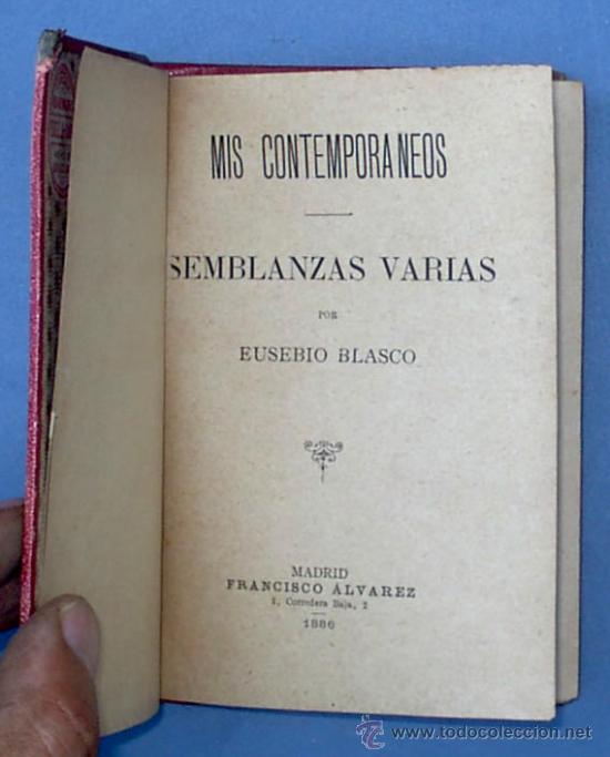 Libros antiguos: MIS DEVOCIONES. POR EUSEBIO BLASCO. FRANCISCO &Aacute;LVAREZ. MADRID, 1886. - Foto 1