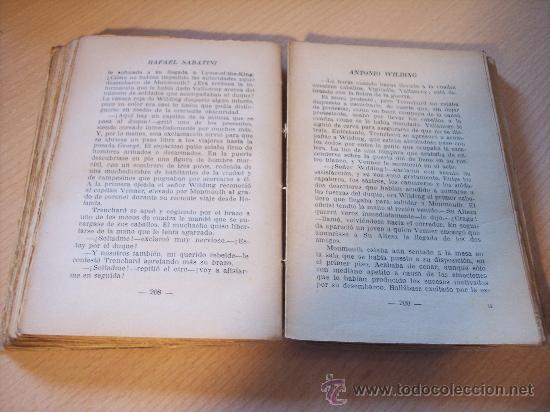 Libros antiguos: ANTONIO WILDING (R. SABATINI) CASA EDITORIAL SEGUI) - Foto 3
