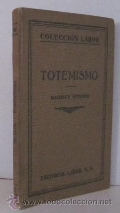 Libros antiguos: TOTEMISMO - A&Ntilde;O 1931 - Foto 1