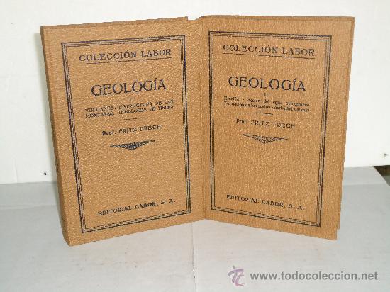 Libros antiguos: GEOLOGIA-2TOMOS - Foto 1