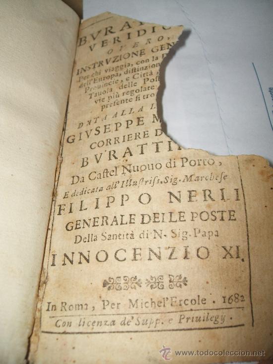 Libros antiguos: IL BURATTINO VERIDICO - GIUSEPPE MISELLI 1682 - Foto 3